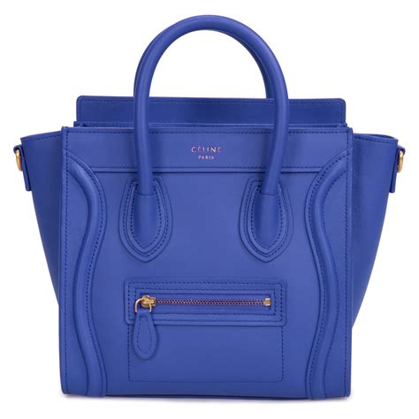 celine nano luggage smooth leather|Celine nano luggage shoulder bag.